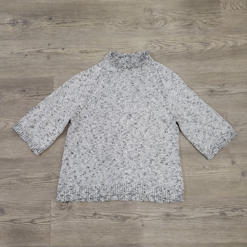 Lou & Grey Mock Neck Pull Over Sweater Size Medium
